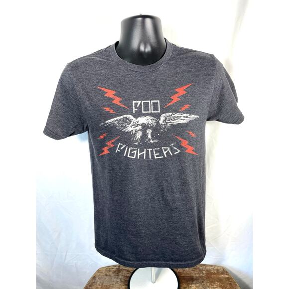 Foo Fighters Eagle Graphic Tee Heather Gray Size S - Picture 1 of 6